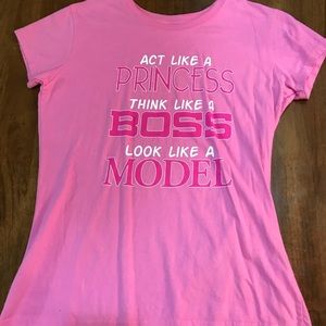 pink princess shirt